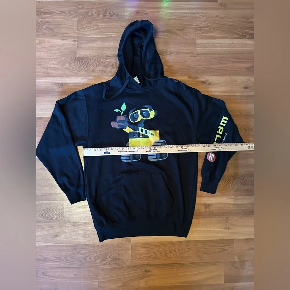 Hot Topic Black and Yellow Wall-E Hoodie - Picture 4 of 7